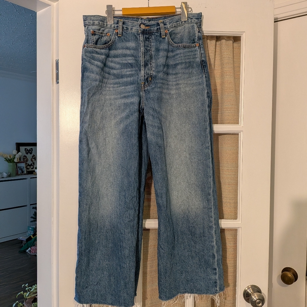 Etica Wide Leg High Rise Denim - Size 29
